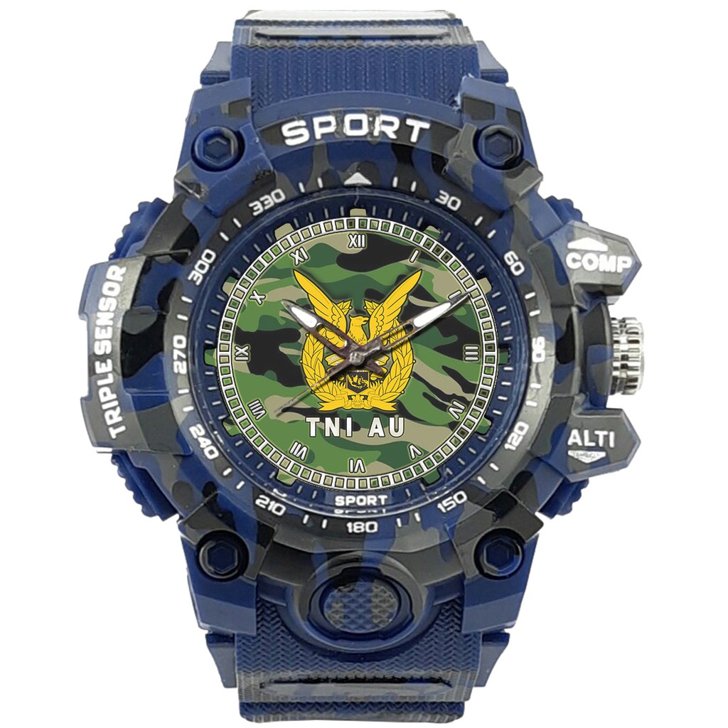 (SPECIAL EDITION) JAM TANGAN LOGO TNI-AU WATER RESISTANT NO.11