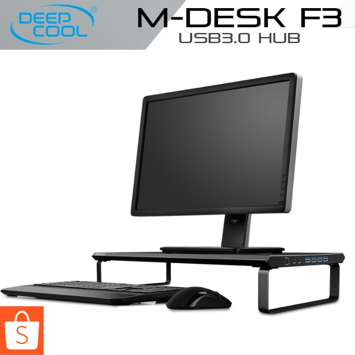 DEEPCOOL M-DESK F3 USB 3.0 HUB SMART MONITOR STAND