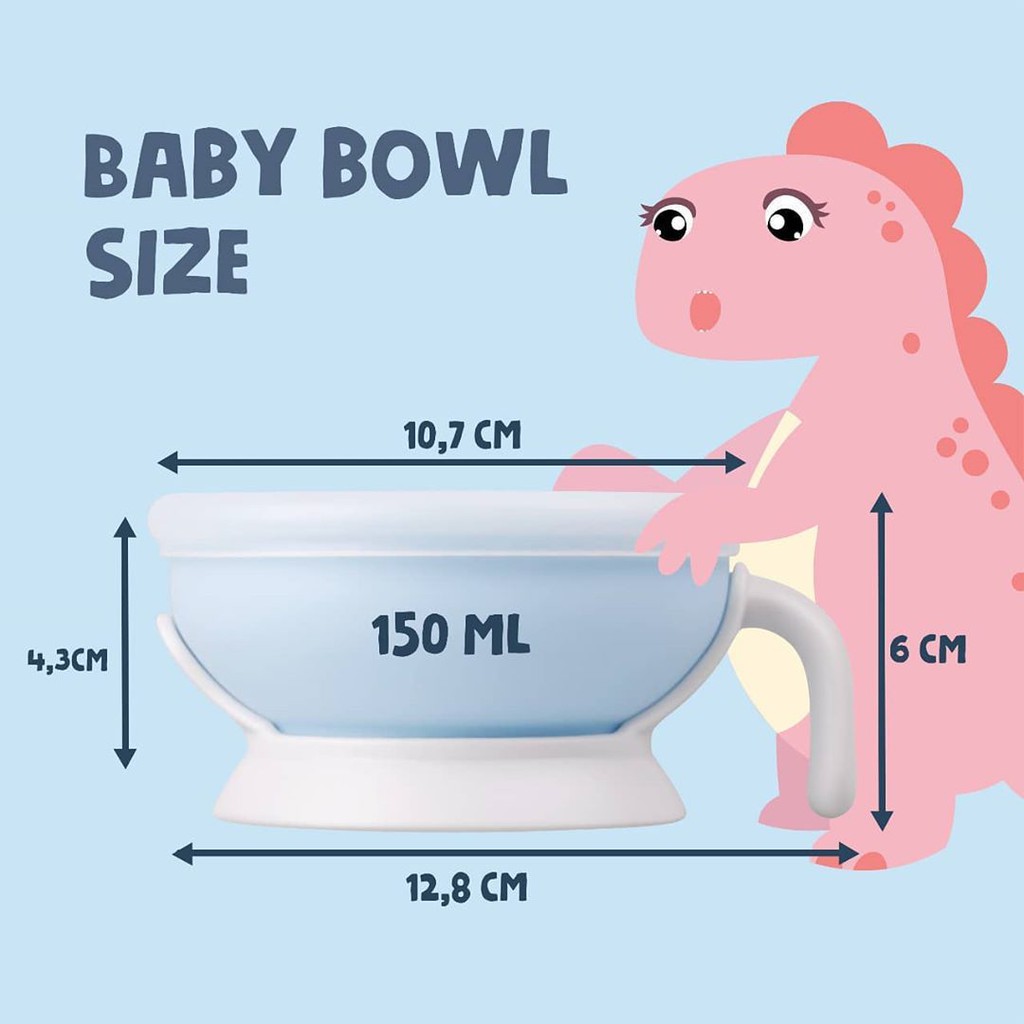 Monee Baby Silicone Bowl 150ml 4m+