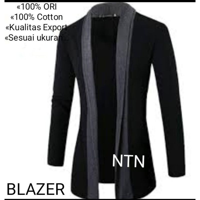 Sweater Rajut Blazer keren pria