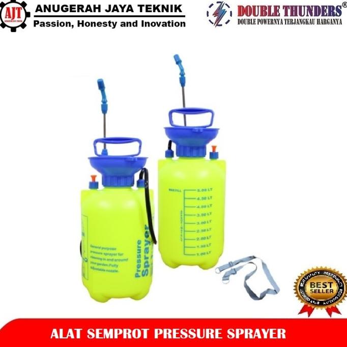 Pompa Kocok / Semprotan Sprayer Pressure Sprayer Sprayer Gendong 5Ltr