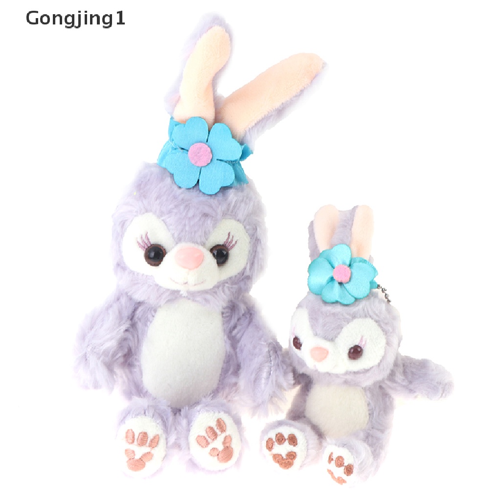 Gongjing1 Mainan Boneka Stuffed Plush Kelinci Stella Lou Disney Warna Ungu