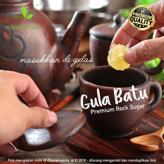 

Bumbu & Bahan Masakan Gula Batu Alami Kuning 1Kg Yellow Premium Natural Rock Pure Sugar Rempah