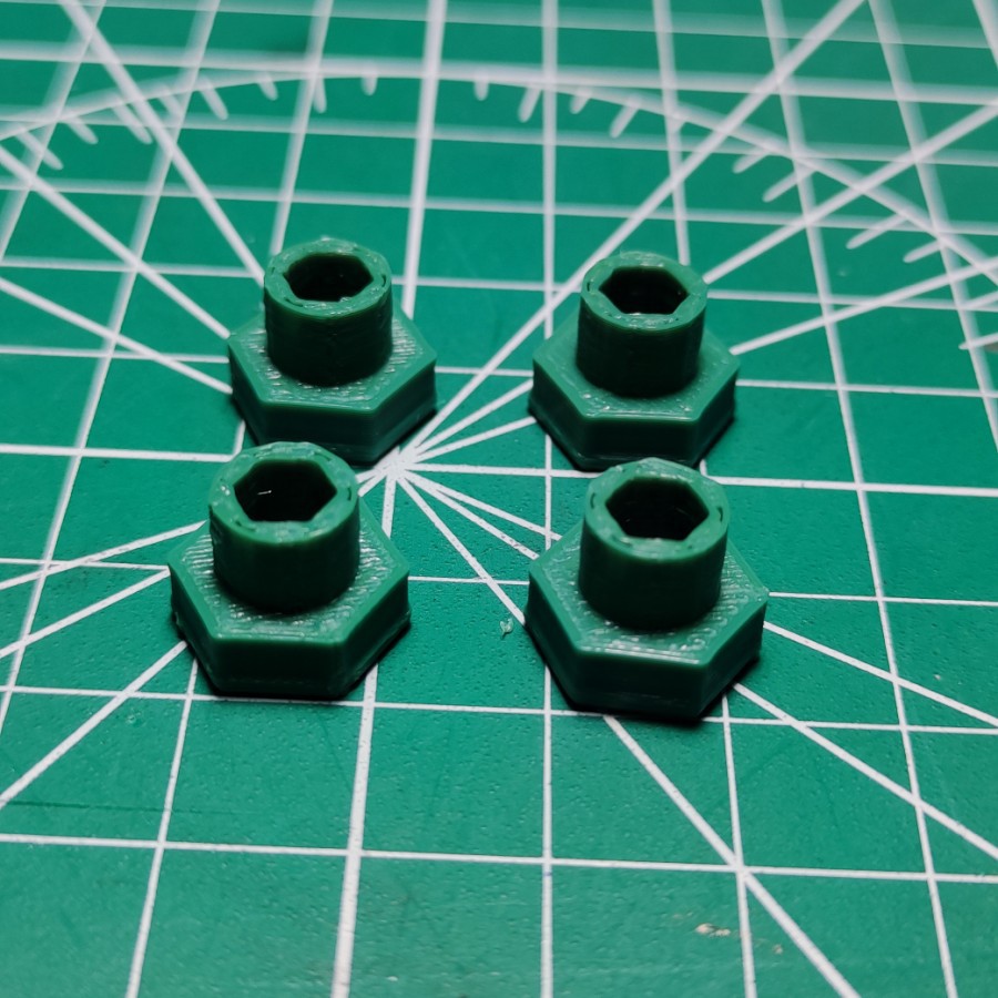 adapter hex 5mm to 12mm (4 pcs) untuk WPL RC