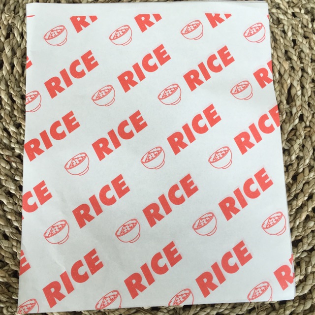

Kertas Nasi KFC LOGO 27x22 Foodgrade Paper merah 1 rim/500 lbr