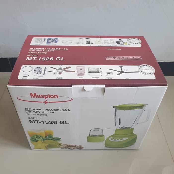 Blender Kaca Maspion MT 1526GL 1.5 Liter