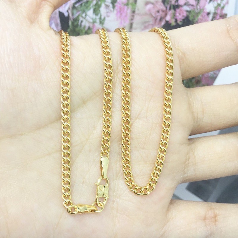 Kalung rante medan suping 24k