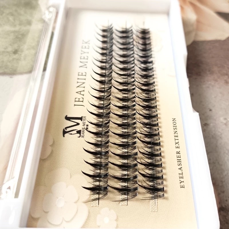 FAIRY THICK Volume Individual Eyelashes Cils Natural Fairy Fish Soft Grafting Lashes Cluster False Eyelash Makeup Tools