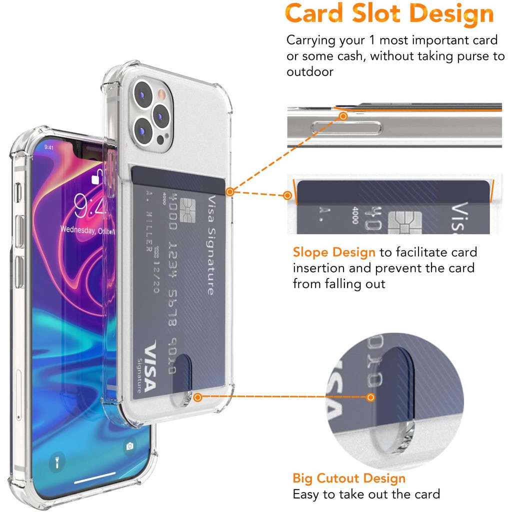 CARD HOLDER / KARTU Soft Case IPHONE X / IPHONE XS / IPHONE XR / IPHONE XS MAX