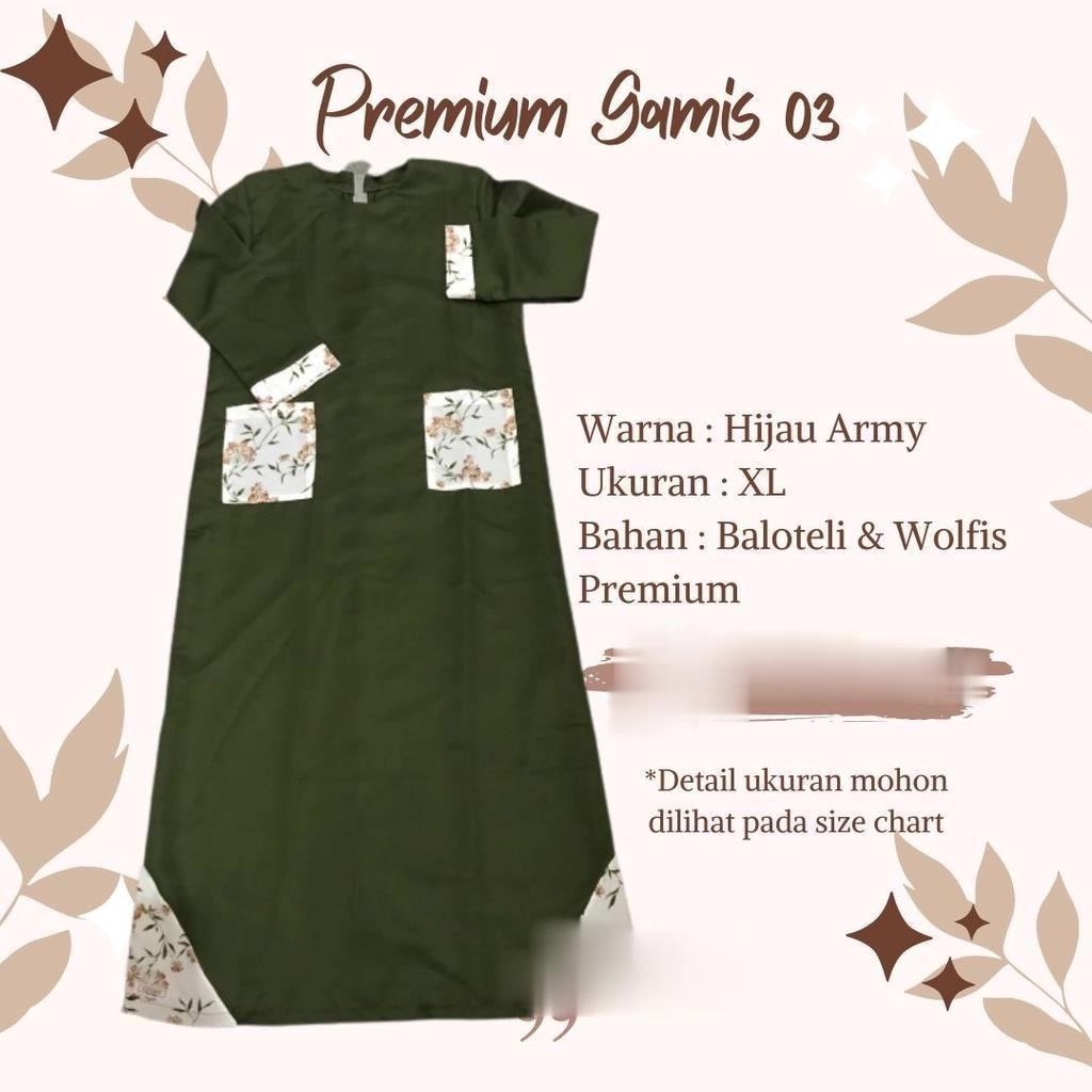 EZ PONDOK SANTRWATI MUSLIM - PREMIUM GAMIS 03 - BAJU HARIAN SANTRI GONTOR PUTRI