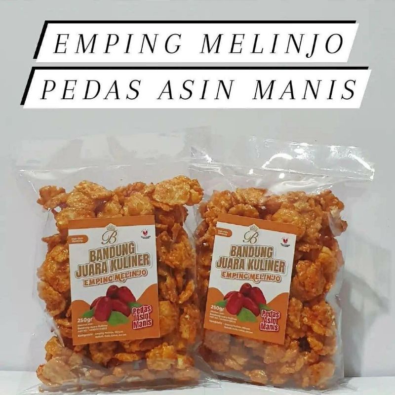 

Emping Melinjo Pedas Manis