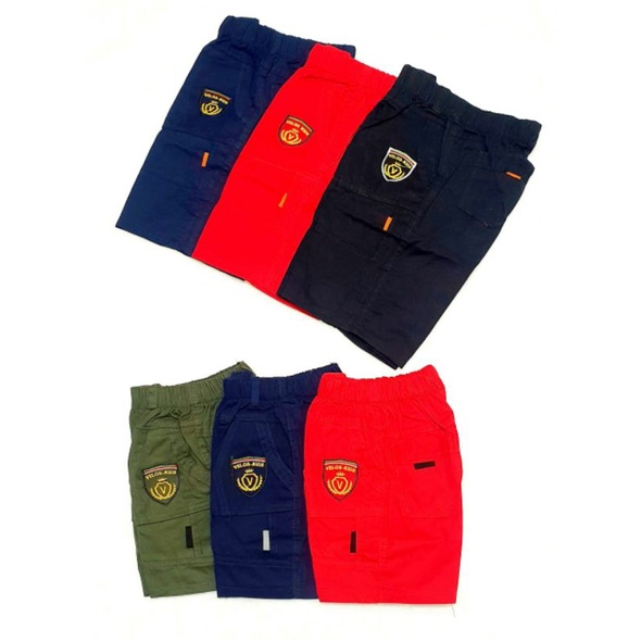 paket 3pcs / celana cargo anak laki laki / Celana pendek anak laki laki / Celana anak import