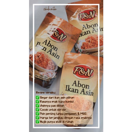 

Abon ikan asin