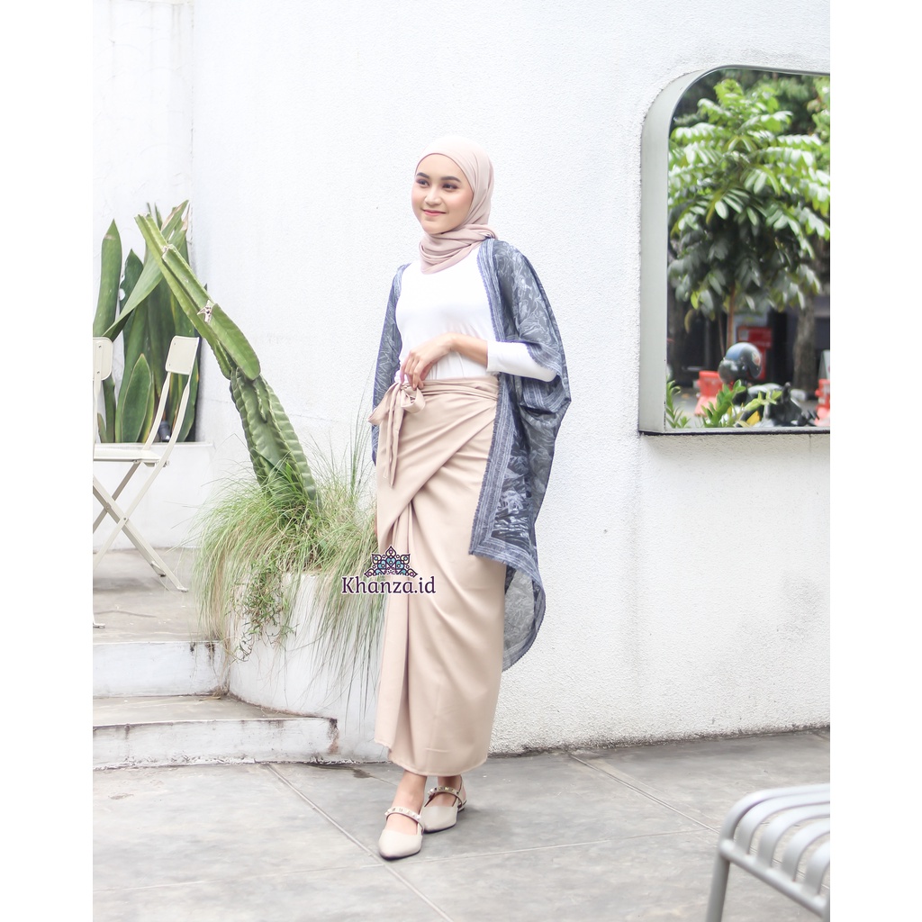 Wrap skirt instan premium all size