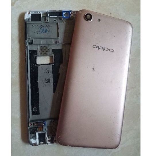 Sparepart Casing Backdoor tutup baterai frame tatakan Lcd OPPO A83 Original bekas copotan