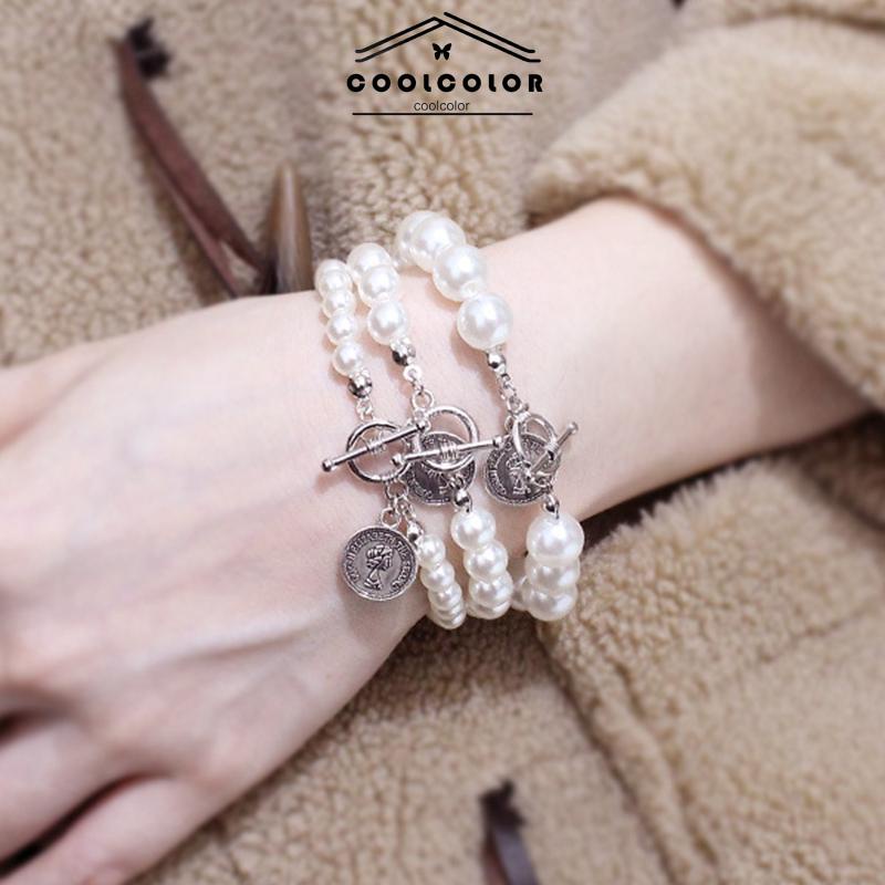 COD❤️Gelang Mutiara Sederhana Imitasi Gelang Manik-manik Perhiasan Fashion Wanita Gelang Korea Murah Jewelry Aksesoris 2022 Terbaru Ready Stock