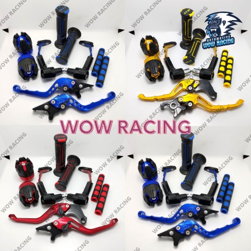 Paket 5 Item Handle Variasi CNC Nmax PCX Aerox Vixion Beat Mio Vario Tiger Mx Lexi Vario150 + Progua