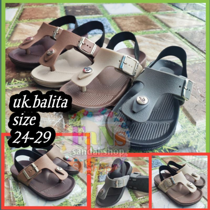 Sandal Anak Tali Resmi Karet (model terbaru)24-25