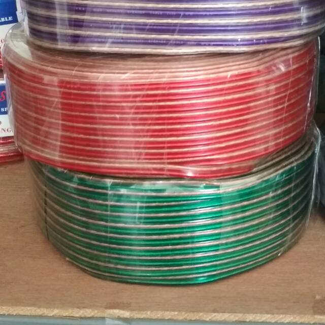 Kabel Listrik Serabut Transparan 2x50