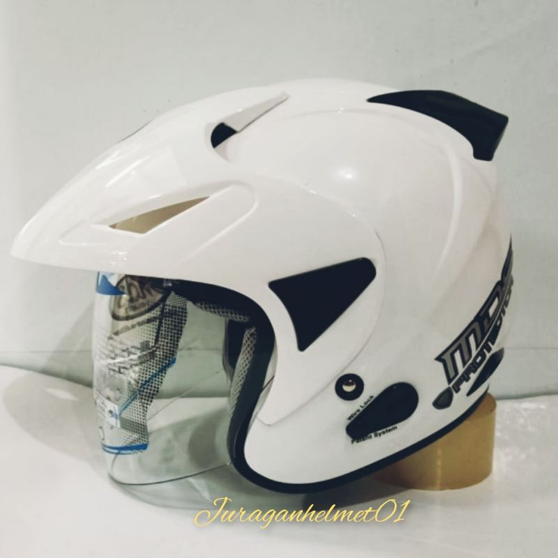 helm half face mds protector original