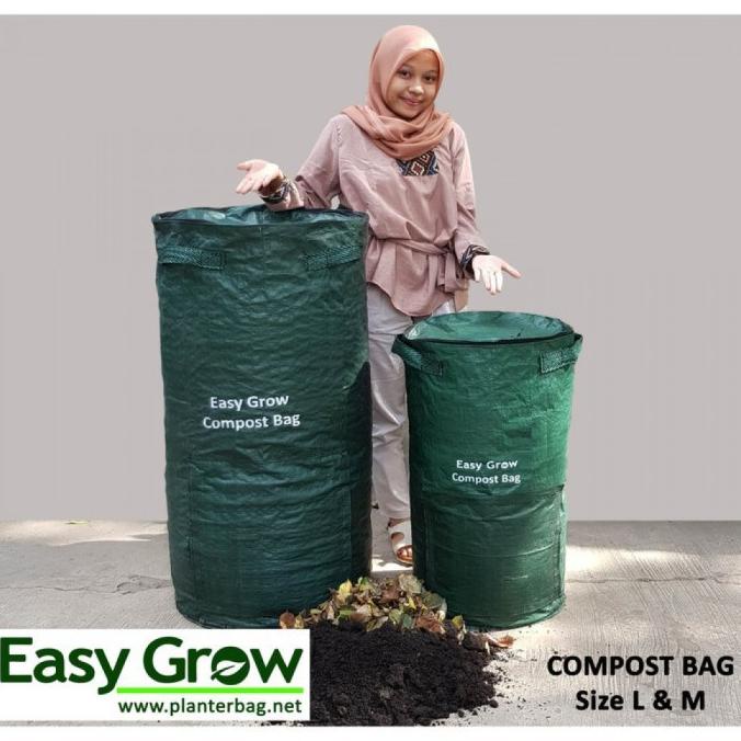 Compost Bag LARGE Easy Grow 200 Liter planter bag Tas Kompos EKSLUSIF