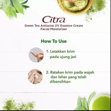 Citra Green Tea Anti Acne Facial Foam 50gr / 100gr