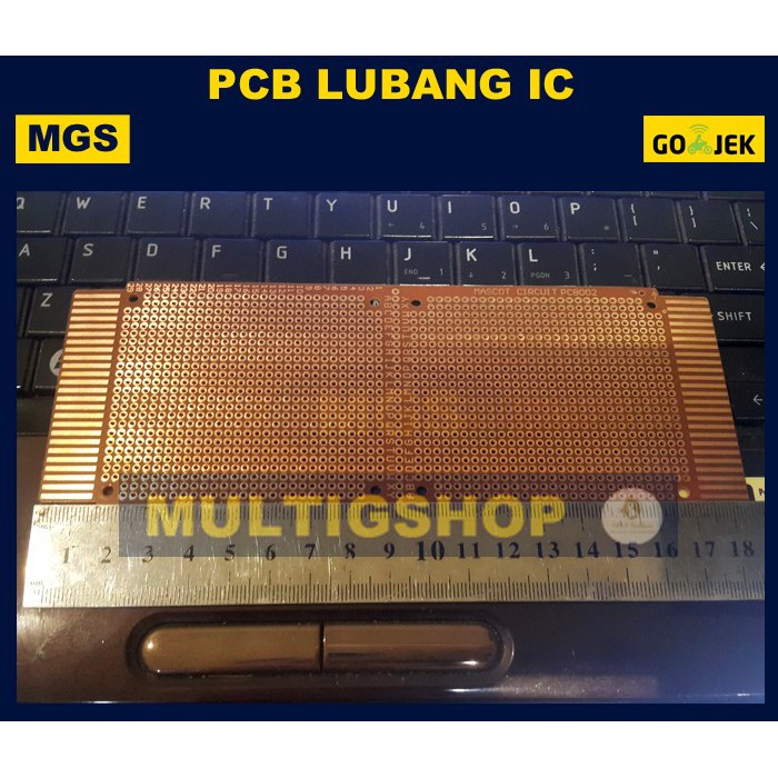 5Pcs PCB Lubang IC 18.5 x 7