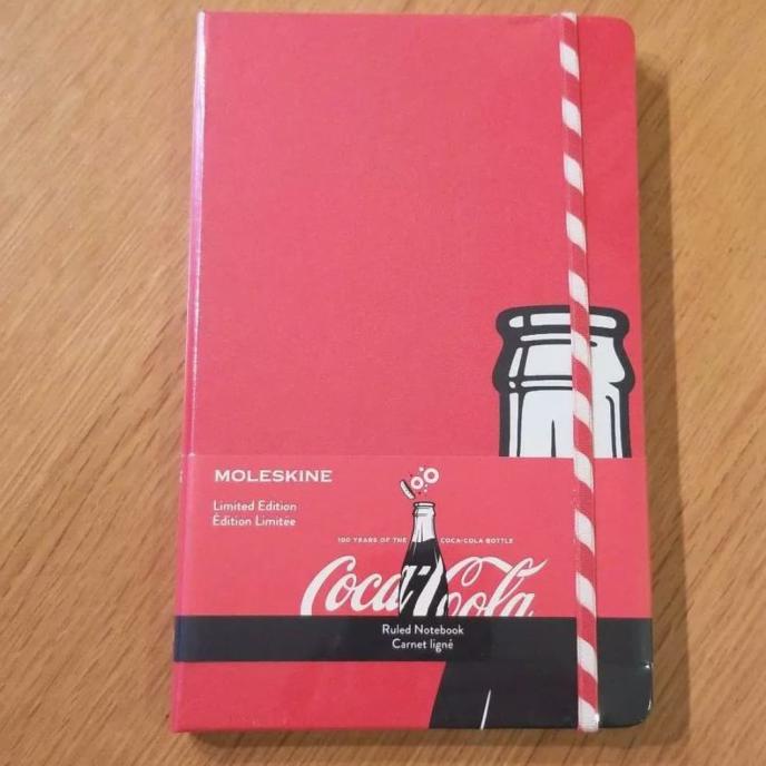 

Silahkan Order] Moleskine Coca-Cola Limited Edition Notebook (Large, Ruled)