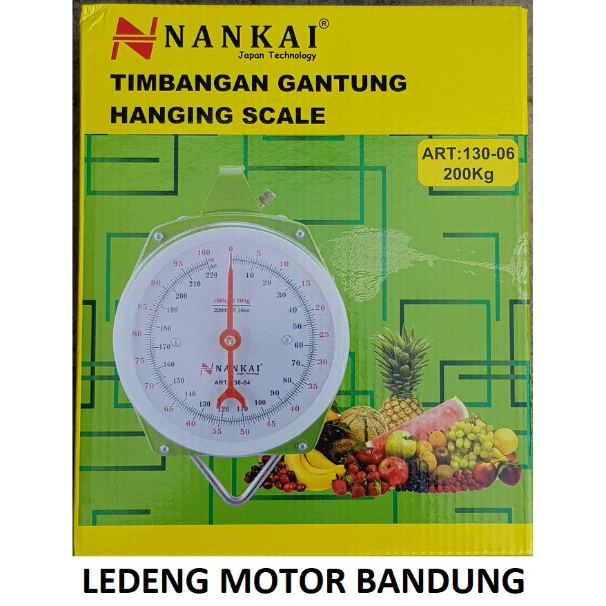 200kg Timbangan Gantung Nankai Hanging Scale Alat Ukur Berat Gantungan