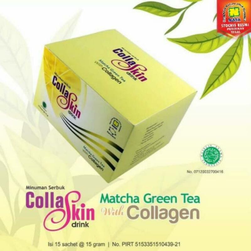 

COLLASKIN DRINK (MINUMAN SERBUK RASA LEMON) NASA/NASA MINUMAN SERBUK INSTAN HERBAL ALAMI