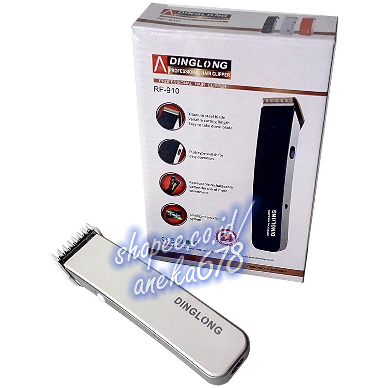 DINGLONG RF-190 Hair Clipper Alat Cukur Rambut Bulu Cambang, Brewok