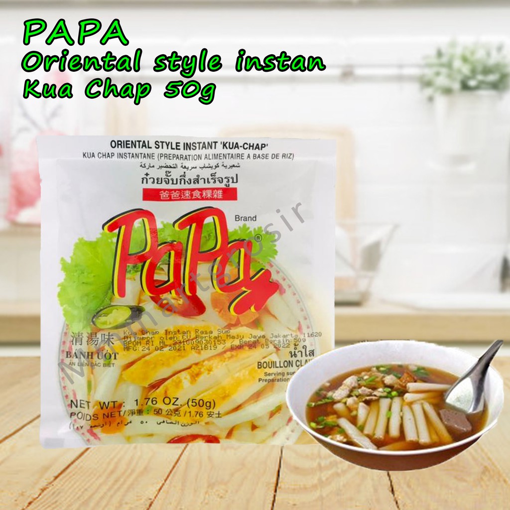 

Papa / Oriental style instan / Kua Chap / 50g