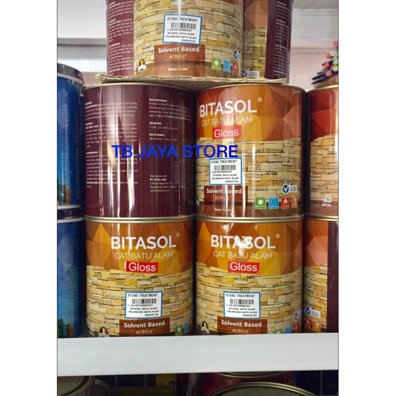 CAT BATU ALAM BITASOL BATU ALAM GLOSS 1 LITER