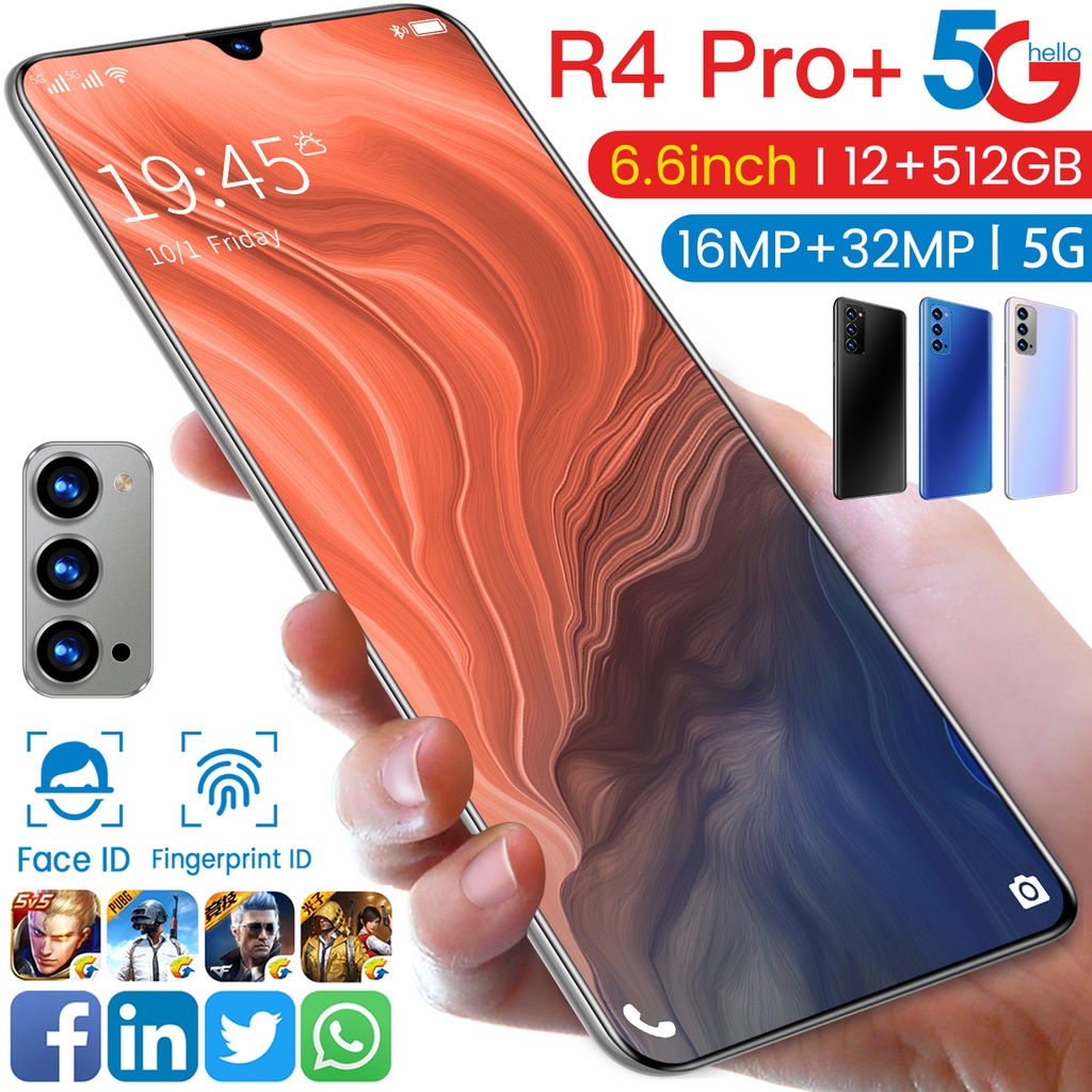 RENO 4 PRO hp murah - 8GB/256GB - GARANSI RESMI 6.7 Inci 4800mah Android 10.0