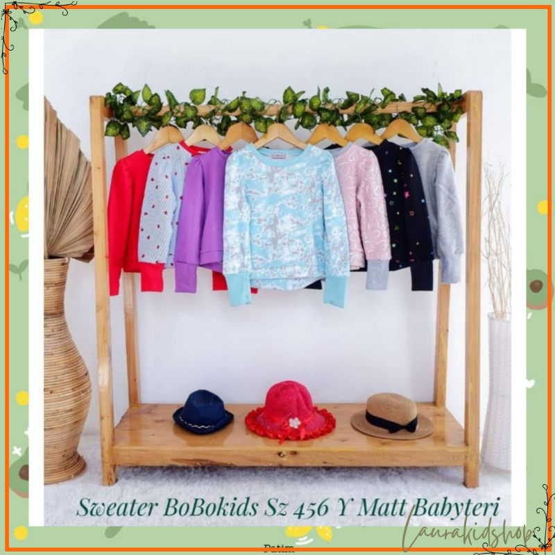 Atasan Sweater Motif Anak Perempuan 3-8 Tahun