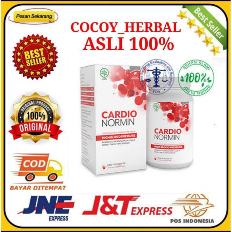 CARDIONORMIN ASLI ORIGINAL OBAT HIPERTENSI STRUK ASAM URAT