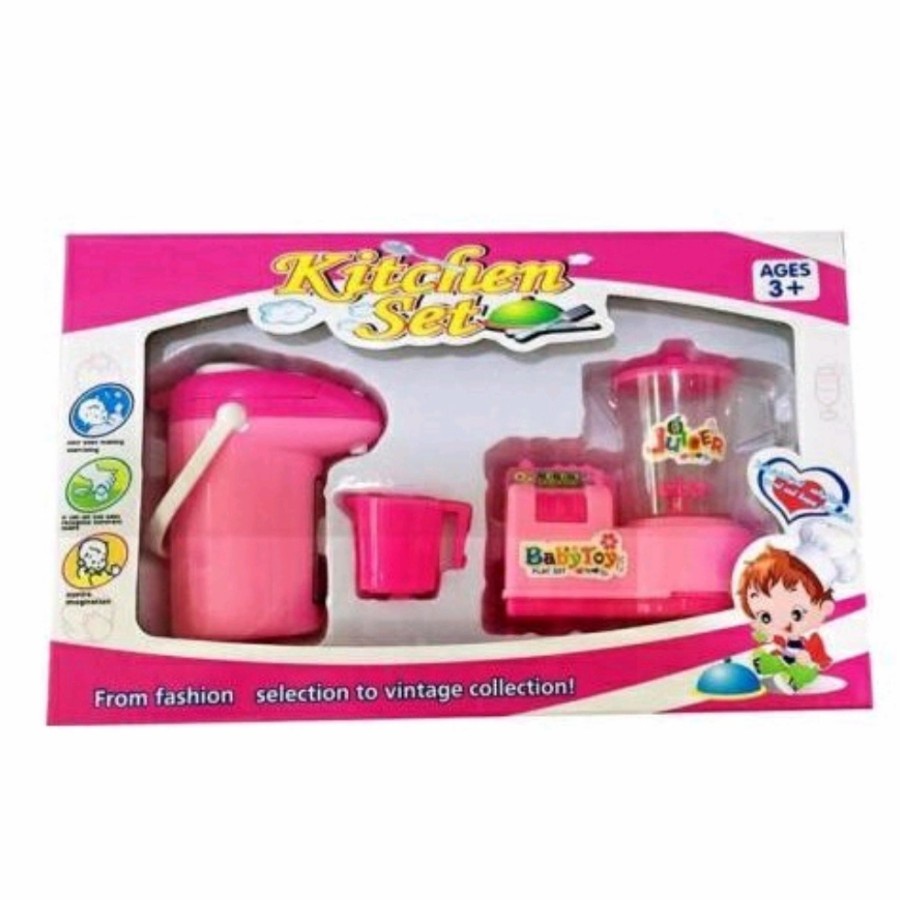 Mainan Kitchen Set anak,mainan masakan blender juicer termos