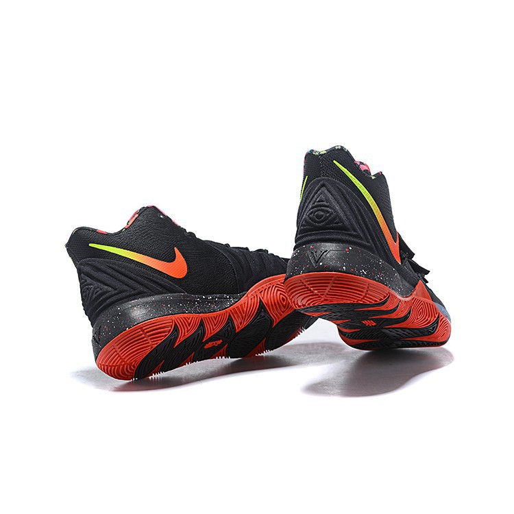 kyrie 5 black and red