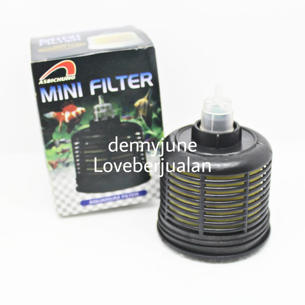 Mini Filter Filter Kecil Aquarium Bulat Air Powered Filter