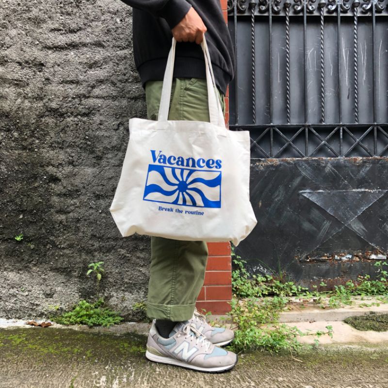 TOTEBAG Vacances CASUAL Tote Bag Aesthetic Kekinian Tote bag Landscape Muat Laptop