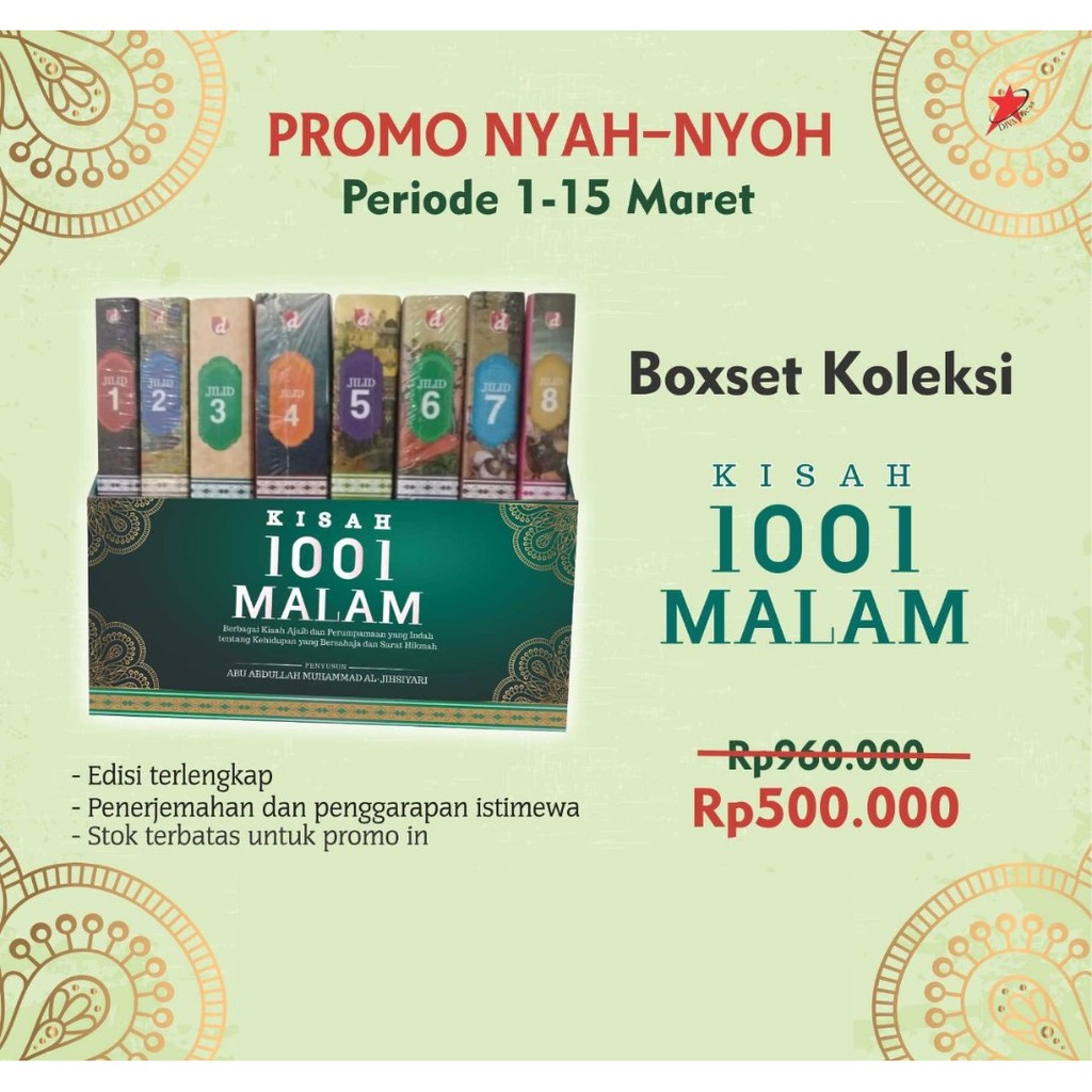 

Kisah 1001 Malam Edisi Lengkap Hard Cover