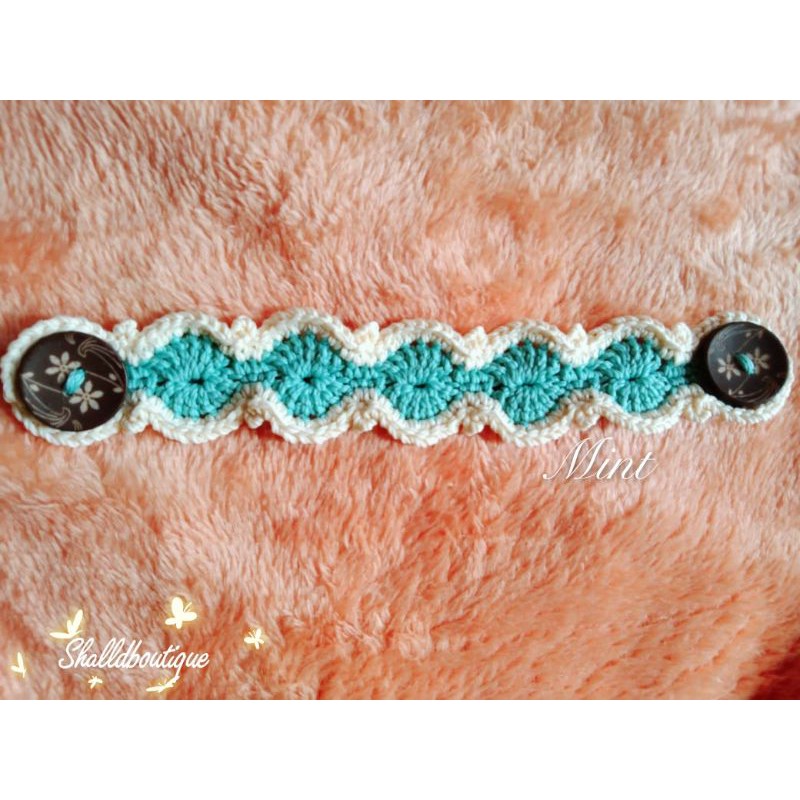 Connector Masker Waves Rajut || Tali Masker Rajut Waves