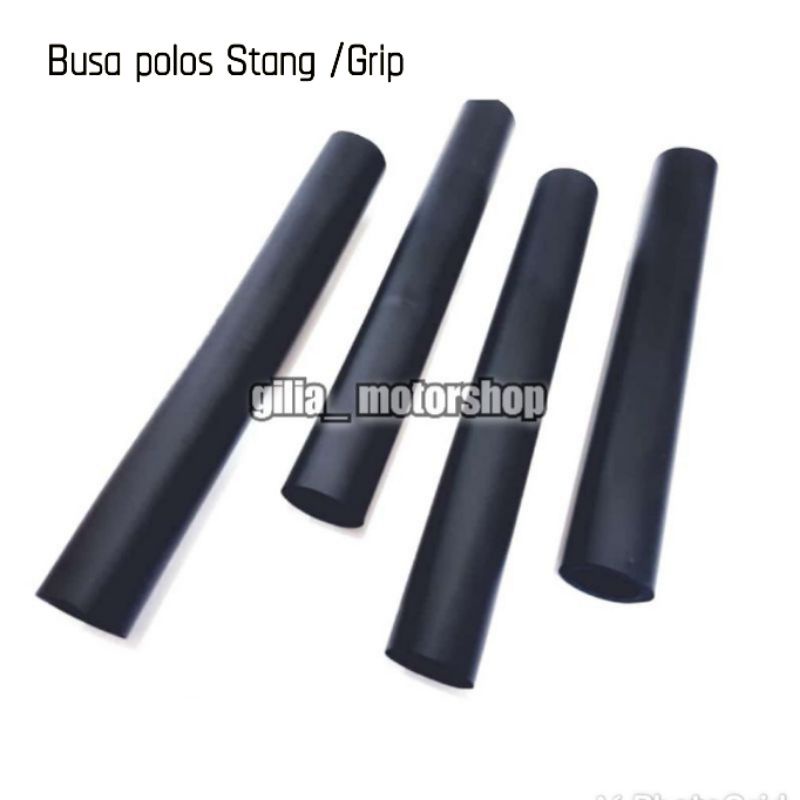 Busa Stang Motor Universal Handle Grip Handfat Hitam Polos Empuk Busa Handle Rem Sepeda Motor