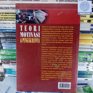 Jual BUKU Teori Motivasi Dan Pengukurannya Analisis Di Bidang ...