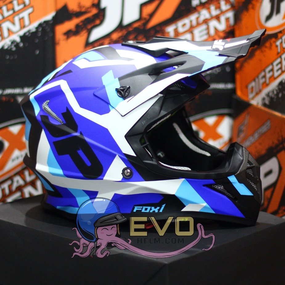 HELM JPX CROSS_FOX1 SERI X29 - BLACK DOFF + GOOGLE SNAIL (ONGKIR 2 KG) HELM JPX TERBARU