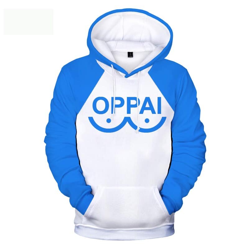 Sweater Anime ONE PUNCH MAN Jumper / Hoodie OPPAI Jumper Combi Pria Wanita Size S M L XL XXL XXXL