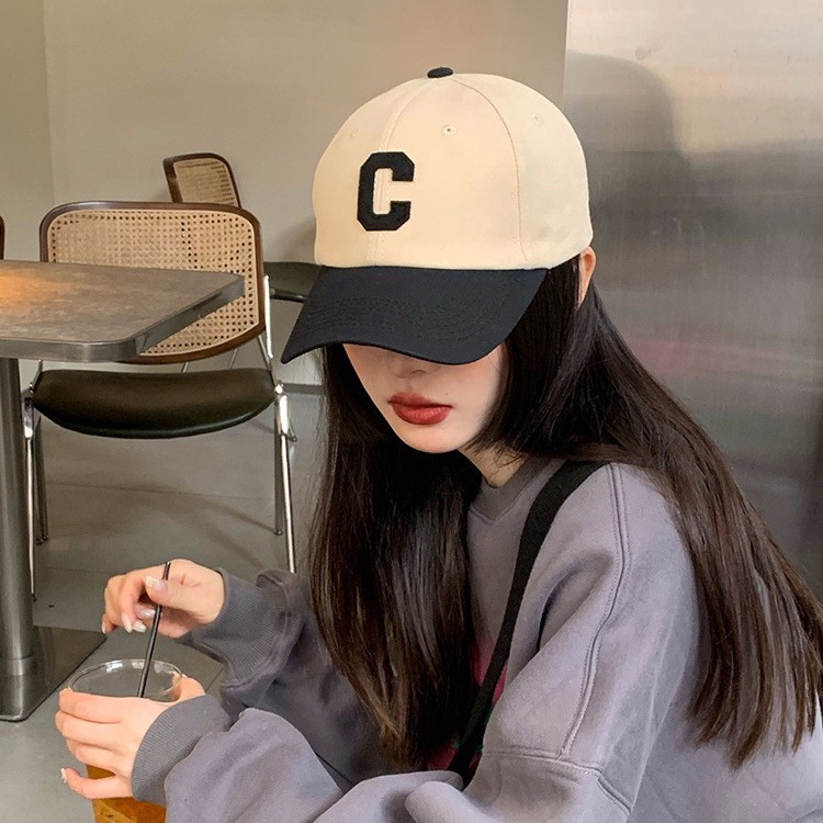 Topi Baseball Motif Huruf C Untuk Pria Dan Wanita