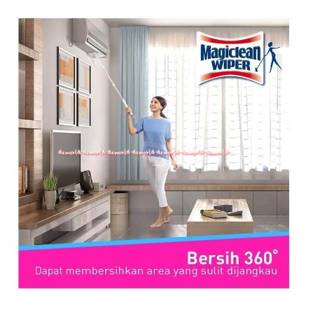 Magiclean Wiper Wet Sheet Mop 8Lembar Tisu Basah Pembersih Lantai Magic Clean Magicclean Magic Clean Kain Pel Model Tissue Basah Tissu