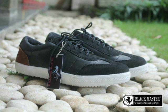 COD [bayar di tempat] Sepatu Pria Casual Black Master JP 10 Original Handmade, Sepatu Pria Murah