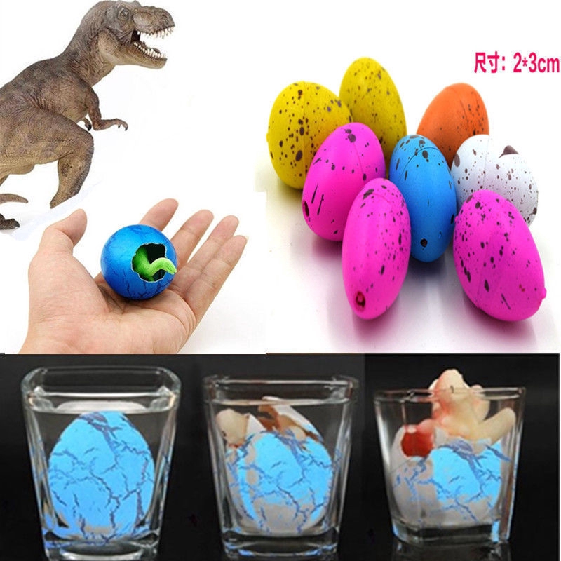 6Pcs Telur Dinosaurus Ajaib Dapat Menetas Dalam Air